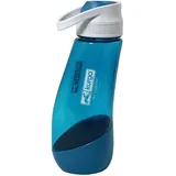 Kurgo Gourd Wasserflasche und -napf für Hunde, PVC- und BPA-frei, Fassungsvermögen: 750 ml Flasche, 250 ml Napf, Blau, 1 Count (Pack of 1)