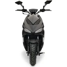 Burnout Motorroller BAD s Mattschwarz 50ccm 25 kmh Mofa Sportlich Scooter