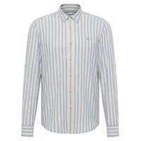 Mustang Herren Langarmhemd Style Rawlins blau - M