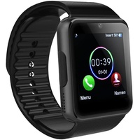 Smartwatch  Armbanduhr GT08 Schwarz Fitnessuhr Kompatibel mit Android Smartphone