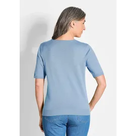 GOLDNER Strickpullover türkis XL