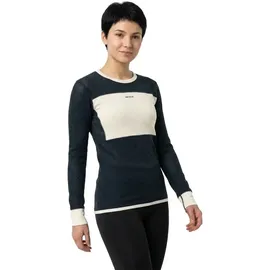 Devold of Norway Wool Mesh 190 Langarm-T-Shirt Ink/Offwhite XL