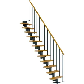 DOLLE Mittelholmtreppe Dublin 71 cm Holz/Metall