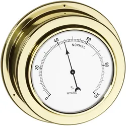 TFA Dostmann 44.1009, Elektronisches Umgebungsthermometer, Indoor, Analog, Gold,