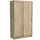 masseno Schwebetürenschrank NICOLA 120 x 215 x 60 cm Braun