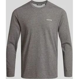 Craghoppers NosiLife Abel Langarm-Shirt Schwarz/Grau L