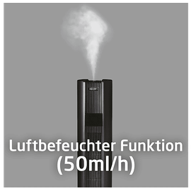 KOENIC KFH 20222 B Turm-Heizlüfter mit Luftbefeuchter (2000 Watt)