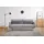 SalesFever 3-Sitzer Sofa Webstoff Grau - natur),