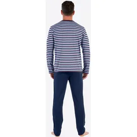 HOM Pyjama Long Sleepwear Atlantic Blau XXL