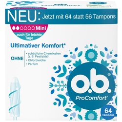 O.b. - Tampons 'ProComfort Mini' Tampon 64 St