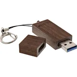 InLine Woodstick 128GB Walnuss USB 3.0