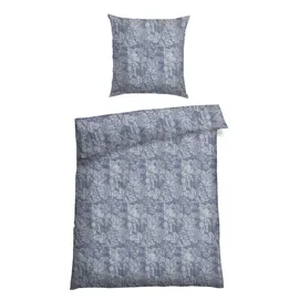 SCHIESSER Missy Floral Weiß 135 x 200 cm + 80 x 80 cm