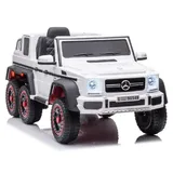 ES-Toys Elektro Auto Mercedes G63 AMG 6x6 weiß (12V7AH)