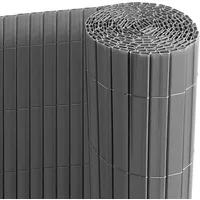 Ribelli PVC Sichtschutzmatte mit Steg 140 x 300 cm anthrazit