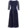 Swing Kleid Abendkleid Blau 38