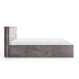 Home Affaire Bett Östavall wahlweise mit Matratze und Topper, in zwei Breiten, Bettgestell mit Kopfteil und Bettkasten, mit/ohne Matratze (BFK/TFK) braun 202 cm x 231 cm x 103 cm