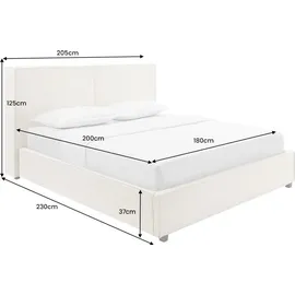 Riess-Ambiente ROCCO 180 x 200 cm Beige