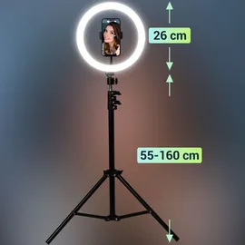 casativo-lighting LED-Ringlicht schwarz