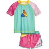 Playshoes UV-Schutz Bade-Set DIE MAUS Freunde pink/rot 122/128