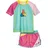 Playshoes UV-Schutz Bade-Set DIE MAUS Freunde pink/rot 122/128