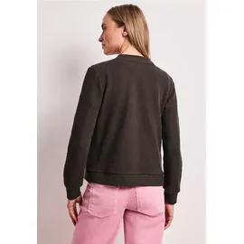 STREET ONE Blouson mit Zipper und Struktur Braun 34