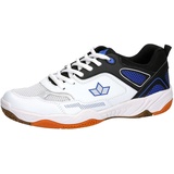 LICO Sprint Indoor Hallenturnschuh, Weiss schwarz blau, 41