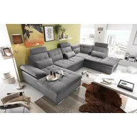 ed exciting design Wohnlandschaft JAKARTA mit Bettfunktion, Bettkasten, Kopfstützen, Nierenkissen etc.