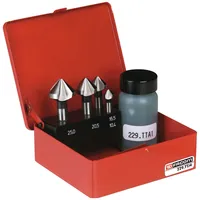 FACOM Senkfräser 90Grad 10,4-25mm Set 4-tlg