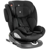 Kikkaboo Kindersitz i-Felix i-Size (40-150cm) Isofix Top Tether 360 Grad Drehung schwarz