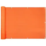Karat Balkonverkleidung 90 x 500 cm Orange Polyethylen