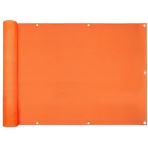 Karat Balkonverkleidung 90 x 500 cm Orange Polyethylen