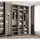 abiks möbel Drehtürenschrank COMO 150 x 245,5 x 50 cm Schwarz