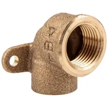 IBP Bänninger Rotguss-lötfitting Wandscheibe 12 mm x 1/2 Zoll IG - Typ 4471G, Dvgw