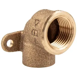 IBP Bänninger Rotguss-lötfitting Wandscheibe 12 mm x 1/2 Zoll IG - Typ 4471G, Dvgw
