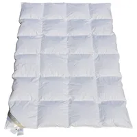 Betten Hofmann White Sibiria Schneegänseflaum Daunendecke Daunenbett Bettdecke 4x6 135x220 cm - Weiß