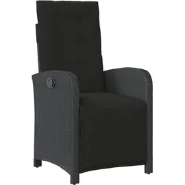 vidaXL Garten-Essgruppe 5-tlg. Schwarz