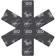 ELO Pfannenschoner-Set 2-teilig PROTEC, Schwarz - Textil - Ø 37 cm