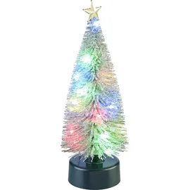 Infactory Bunter LED-Weihnachtsbaum 25 cm