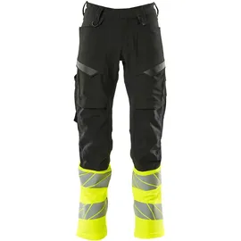 Mascot Hose mit Knietaschen ULTIMATE STRETCH 90C62 schwarz/hi-vis Gelb