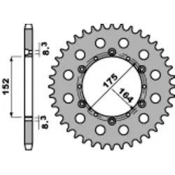 PBR Standard C45 Stahl Ritzel 856 - 520