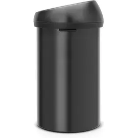 Brabantia PROREGAL Mülleimer, Schwarz, Metall, Rund, 40x71x40 cm, Küchen, Küchenausstattung, Mülleimer