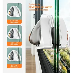 Joybos - 12–25 mm doppelseitiger magnetischer Fensterreiniger