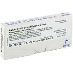 Aurum D10/ferrum Sidereum D10 aa Ampullen