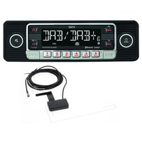 Dietz RETRO301DAB/BT-ANT - MP3-Autoradio mit DAB/Bluetooth/USB/AUX-IN - inkl. DAB Antenne