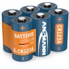 5020011-02 Haushaltsbatterie Einwegbatterie CR-123A Lithium 1375 mAh 3V 6St.