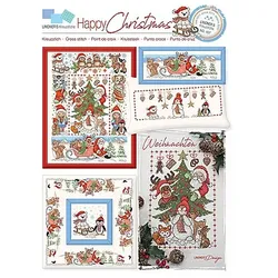 Stickvorlage "Happy Christmas"