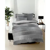 KAEPPEL Timeless Gestreift Braun 155 x 220 cm + 80 x 80 cm