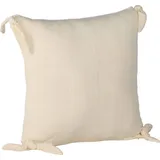 VCM Nora Kissenbezug 40x40cm Weiß.