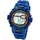 Scout The Digi 280308001 Gehäusefarbe Blau Silikonarmband Blau