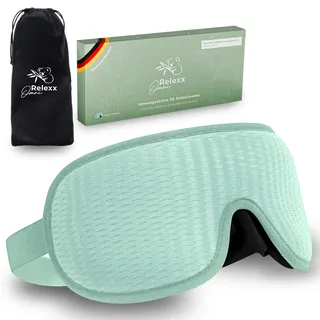 Omnirelexx® Atmungsaktive 3D Schlafmaske (Türkis) 1 St